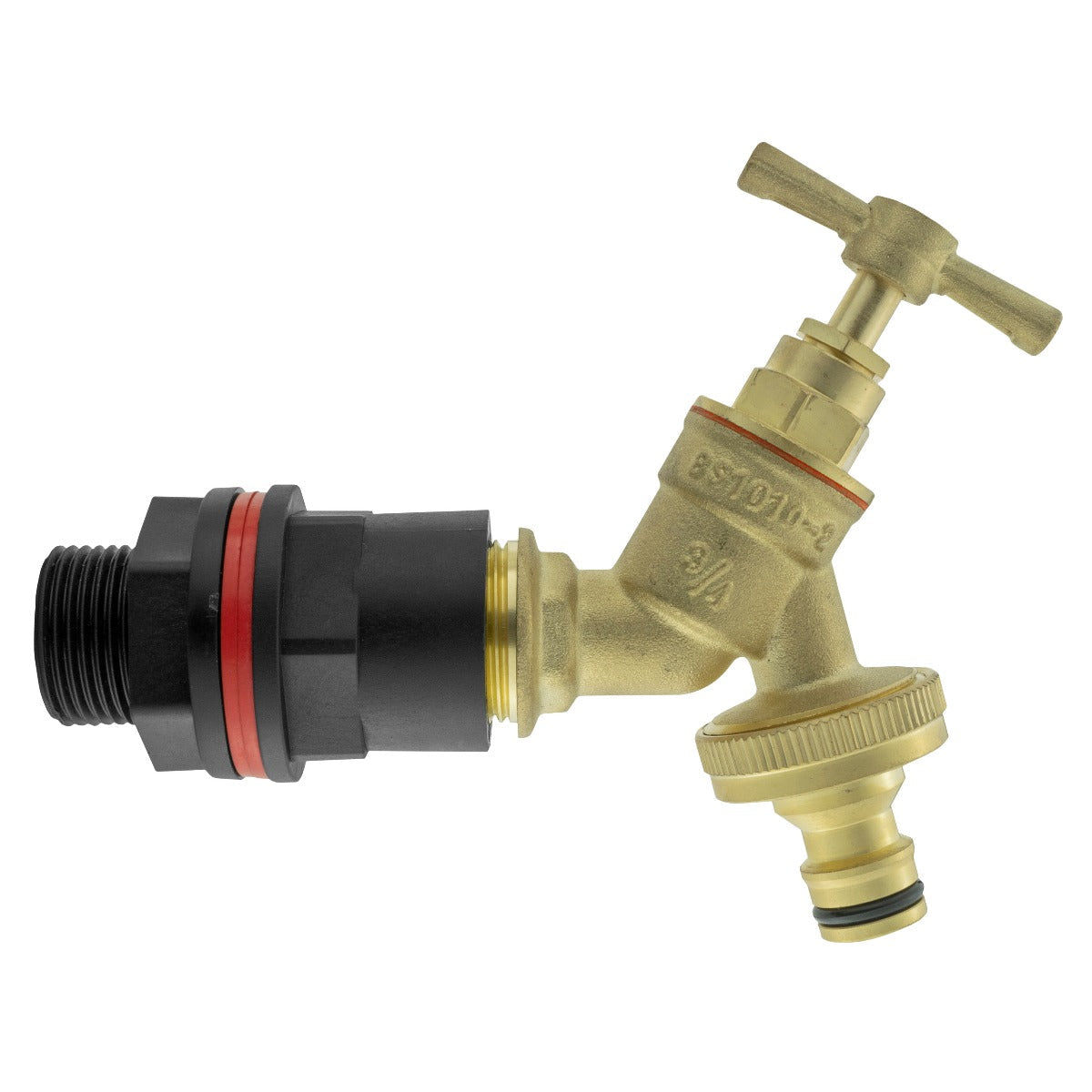 ¾″ Water Butt Kit with ½″ Brass Bib Tap & Quick Outlet