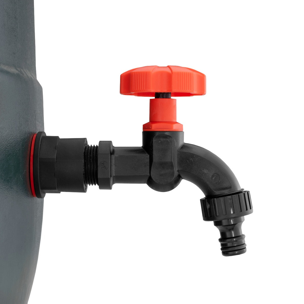¾″ Water Butt Kit with Black Quick-Connect Tap