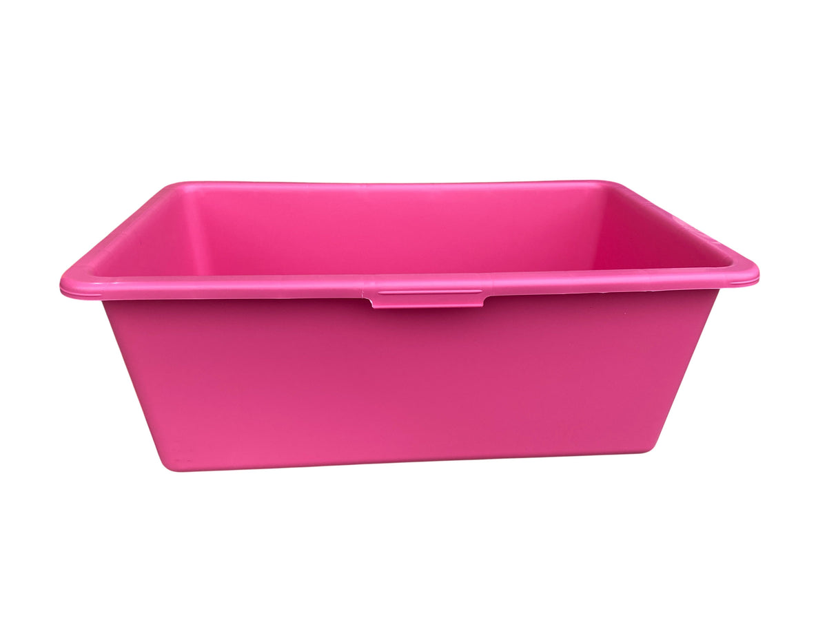 90L Pink Rectangular Mixing & Utility Tub