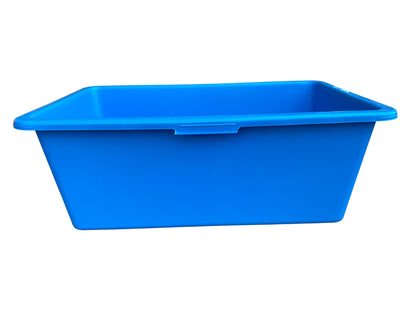 Blue Dog Bath with Drain Valve (WL) and Stand