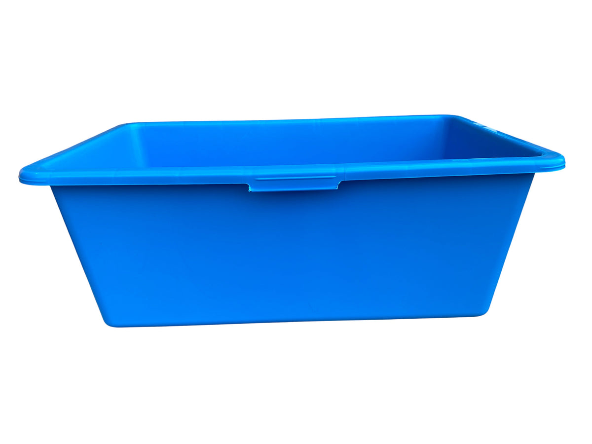 90L Blue Rectangular Mixing & Utility Tub