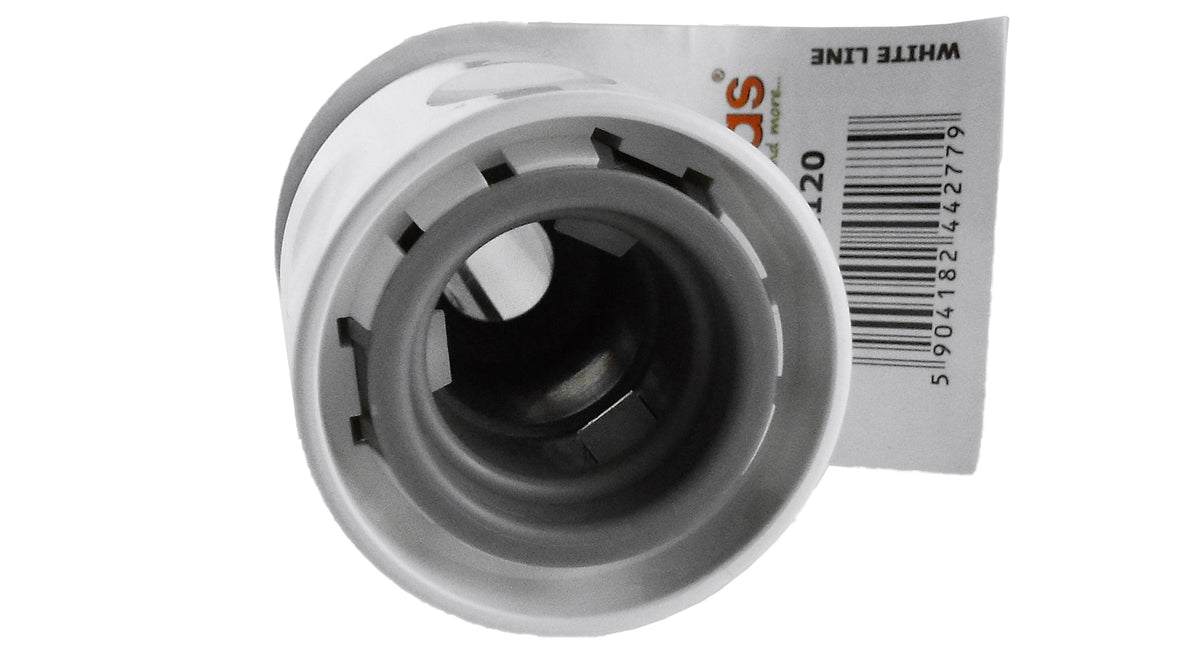 White Line Quick Hose Connector for ¾″ Hose – Grey/White