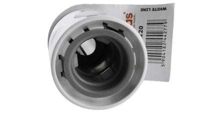 White Line Quick Hose Connector for ¾″ Hose – Grey/White