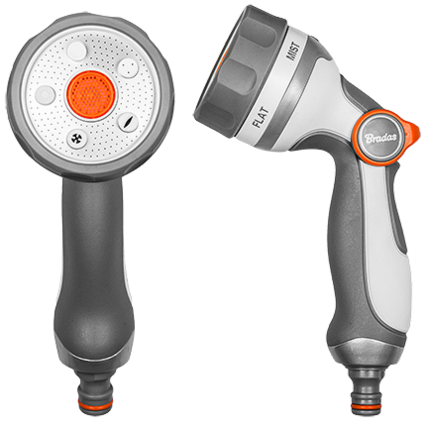 Bradas EN55M 5-Pattern Metal Hose Spray Gun
