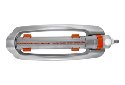 White Line Metal Oscillating Sprinkler – Adjustable Width & Range